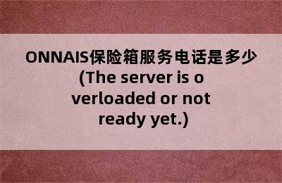 ONNAIS保险箱服务电话是多少(The server is overloaded or not ready yet.)